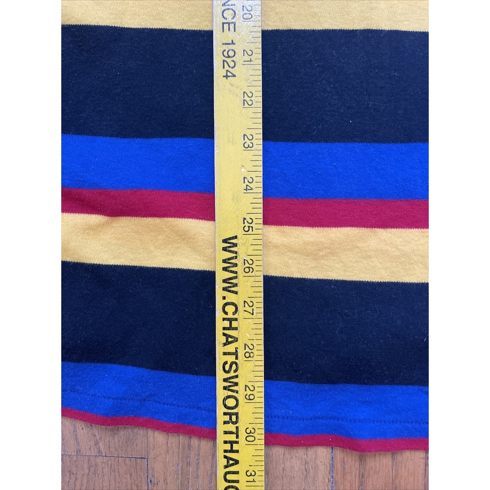 Vintage 90's Y2K Polo Ralph Lauren Polo Men's M-L Rainbow Striped Pride Shirt - Picture 9 of 9